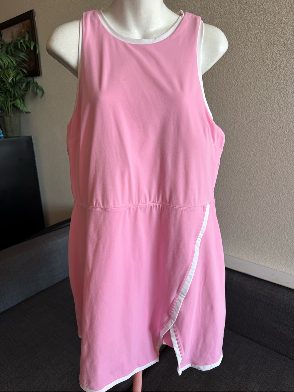 all in motion Pink workout dress with built in shorts XXL